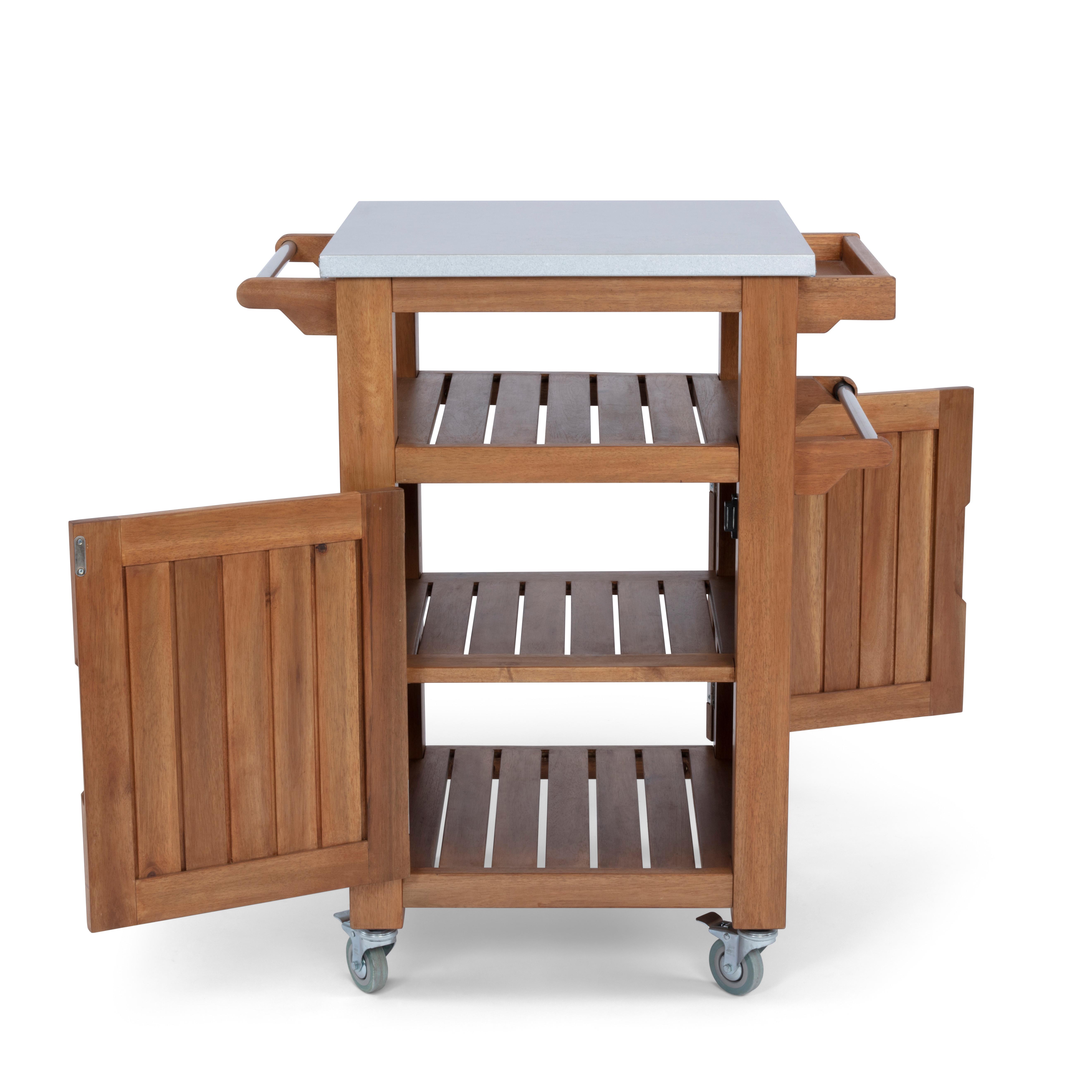 Rent to Own Homestyles Maho Brown Outdoor Kitchen Cart at Aaron's today!